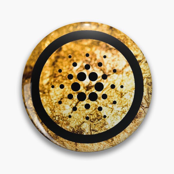 Item preview, Cardano (ADA) Wrinkled Gold Foil Logo designed and sold by issaapparel.