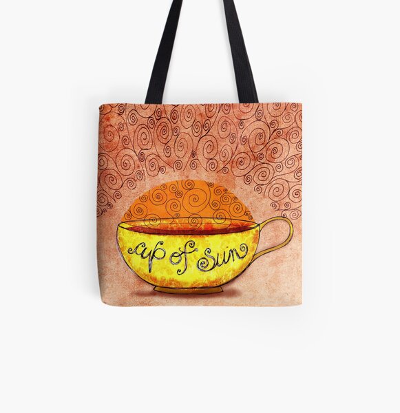 What my #Coffee says to me January 4, 2013 All Over Print Tote Bag