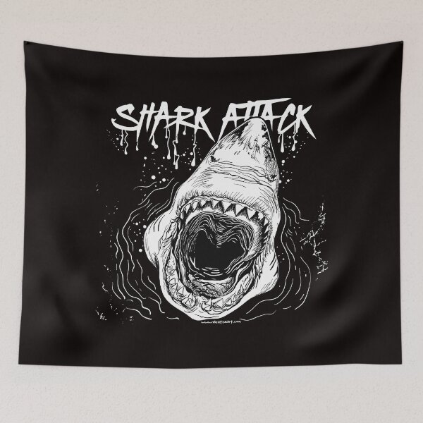 Item preview, Shark attack designed and sold by Vectshirt-shop.
