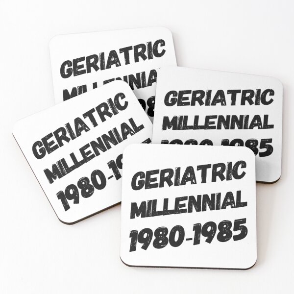 Item preview, Geriatric Millennial 1980 - 1985 designed and sold by EastEndTownie.