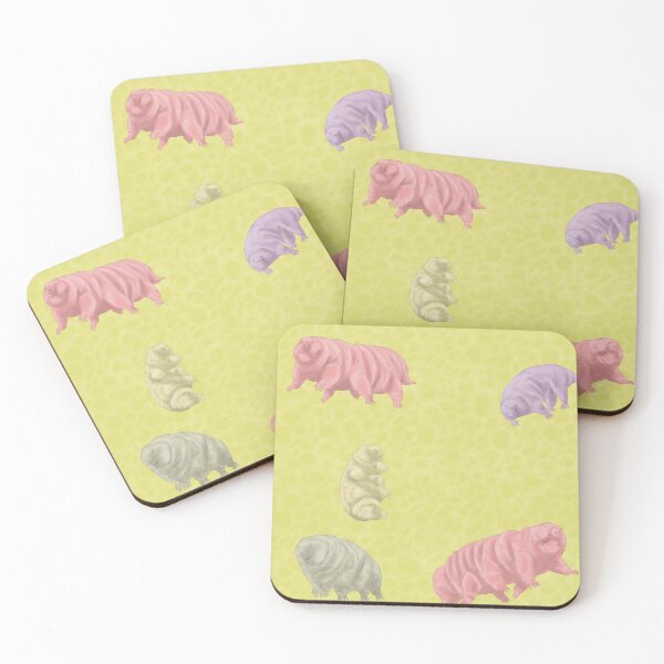 Item preview, Tardigrade Pattern Yellow designed and sold by Ashley Gagnon.