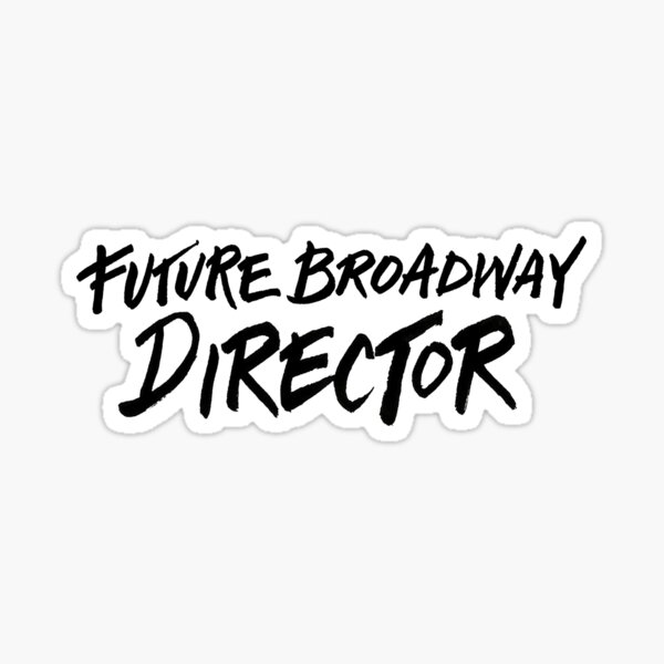 Vista previa del artículo con la obra «Director de Future Broadway», diseñado y vendido por Musicalligraphy.