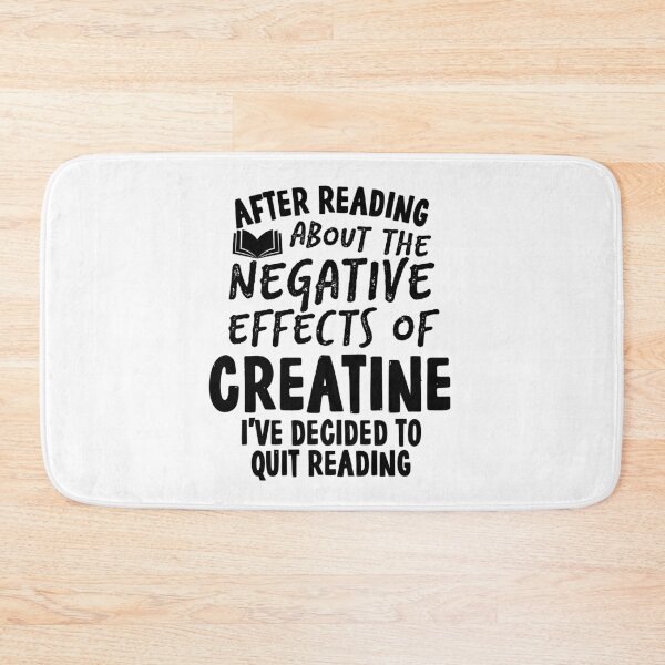 Item preview, Funny Quit Creatine Quote designed and sold by HalpinDesign.