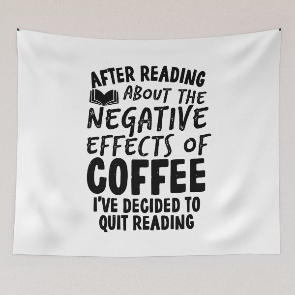 Item preview, Funny Quit Coffee Quote designed and sold by HalpinDesign.