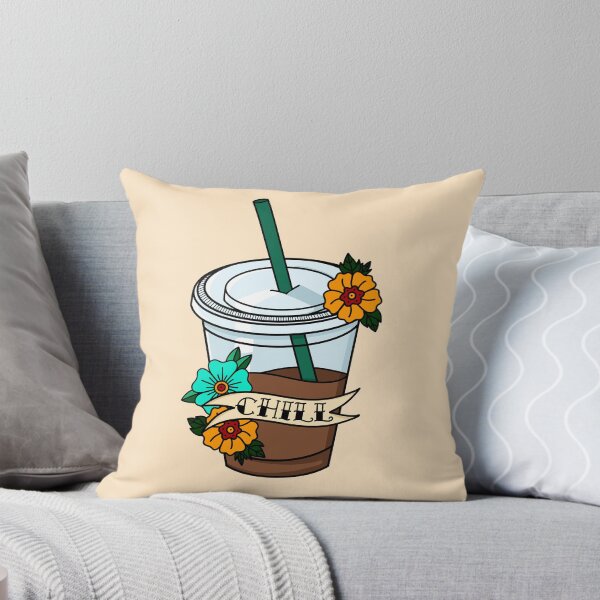 Item preview, Iced coffee American traditional flash tattoo designed and sold by hofdraws.