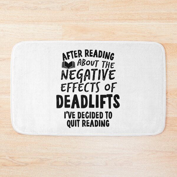 Item preview, Funny Quit Deadlifts Quote designed and sold by HalpinDesign.