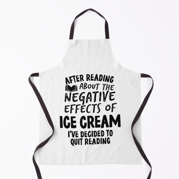 Item preview, Funny Quit Ice Cream Quote designed and sold by HalpinDesign.