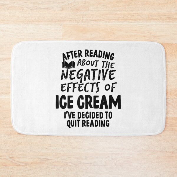 Item preview, Funny Quit Ice Cream Quote designed and sold by HalpinDesign.