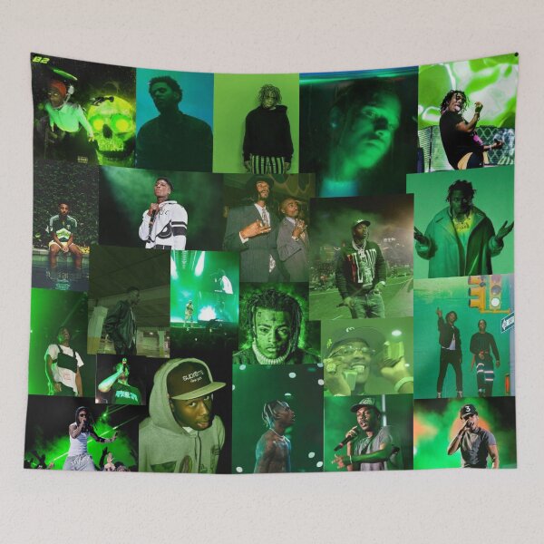 Item preview, green rap collage designed and sold by morgananjos.