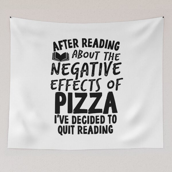 Item preview, Funny Quit Pizza Quote designed and sold by HalpinDesign.
