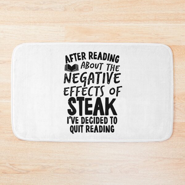 Item preview, Funny Quit Steak Quote designed and sold by HalpinDesign.