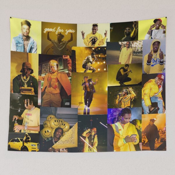 Item preview, yellow rap collage designed and sold by morgananjos.