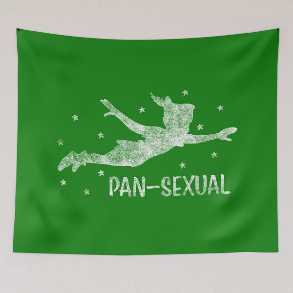 Item preview, Pansexual Peter Pan Vintage Design for LGBTQIA Pride  designed and sold by SteamParliament.