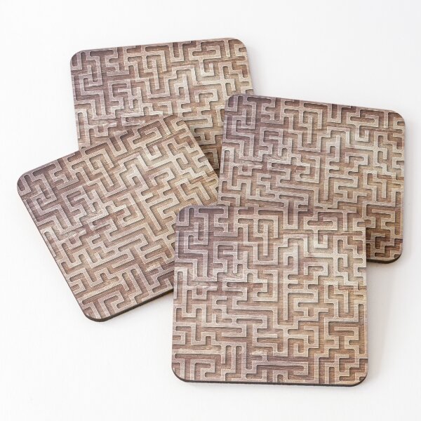Item preview, Carved Maze Art Print designed and sold by ThreadsByCampion.