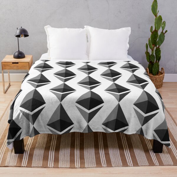 Item preview, Ethereum official ETH cryptocurrency black diamond logo designed and sold by Popular-Gifts.