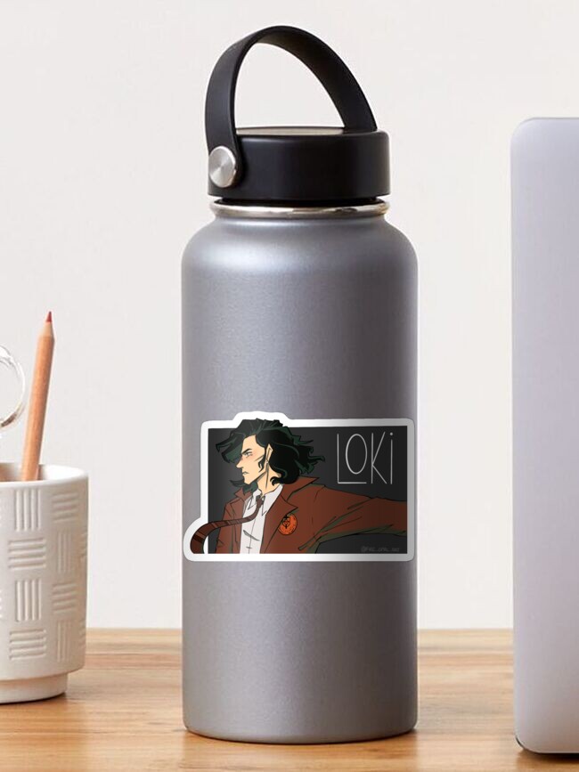 Thumbnail 1 of 3, Sticker, Loki (version 1) designed and sold by fireopalart.
