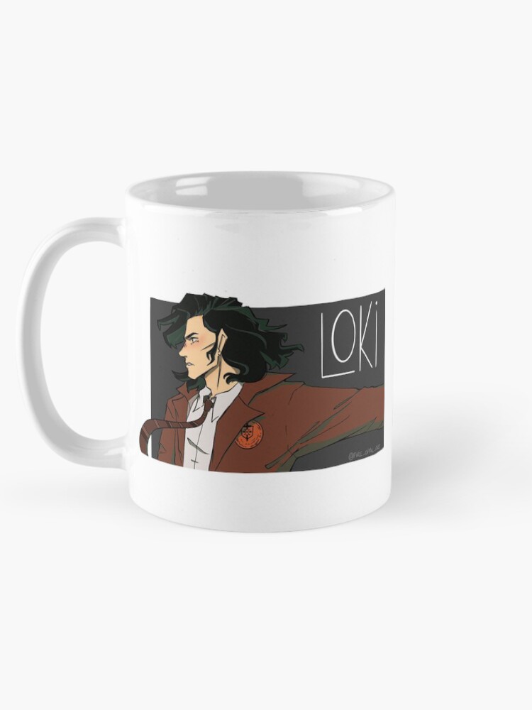 Thumbnail 5 of 6, Coffee Mug, Loki (version 1) designed and sold by fireopalart.