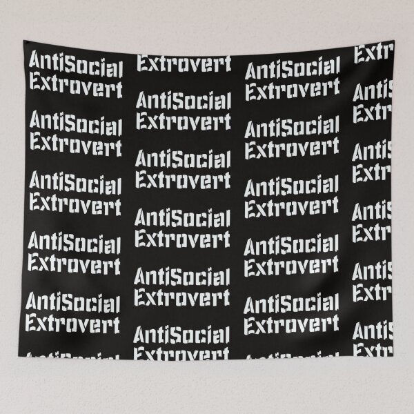 Item preview, Antisocial Extrovert designed and sold by Knottygirl.