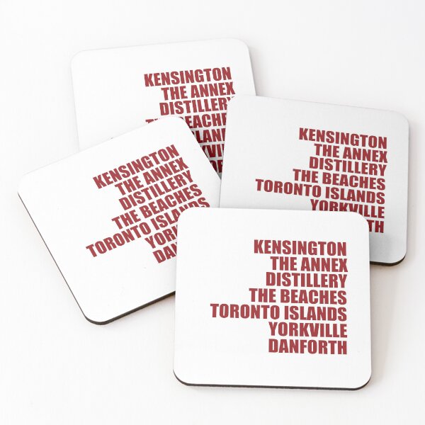 Item preview, Toronto East Coast Canada Neighbourhoods designed and sold by lalashellsArt.