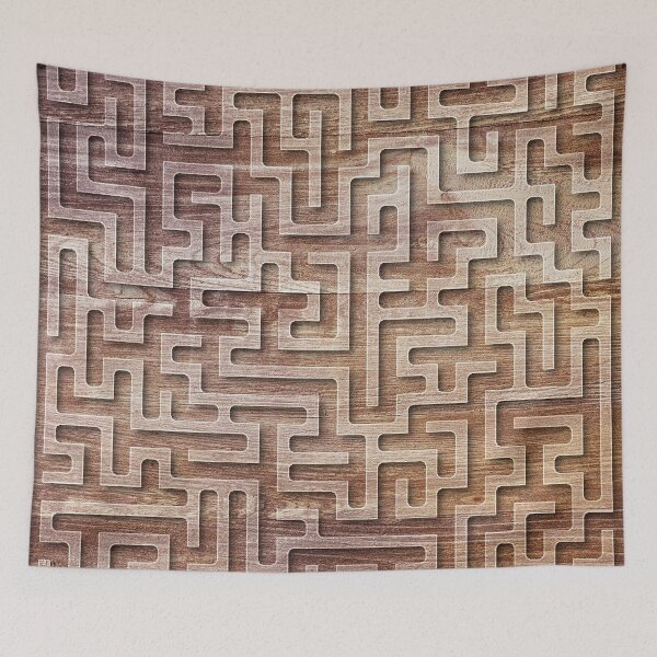 Item preview, Carved Maze Art Print designed and sold by ThreadsByCampion.