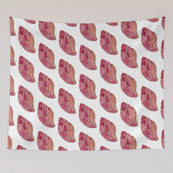 Item preview, Pink Glittery Watercolor Shells designed and sold by CarrieBrose.