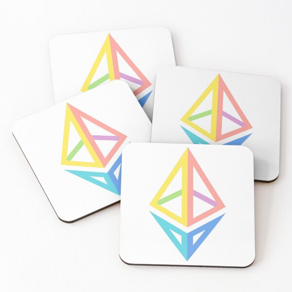 Item preview, Ethereum Crypto Official Rainbow $ETH Logo designed and sold by Popular-Gifts.