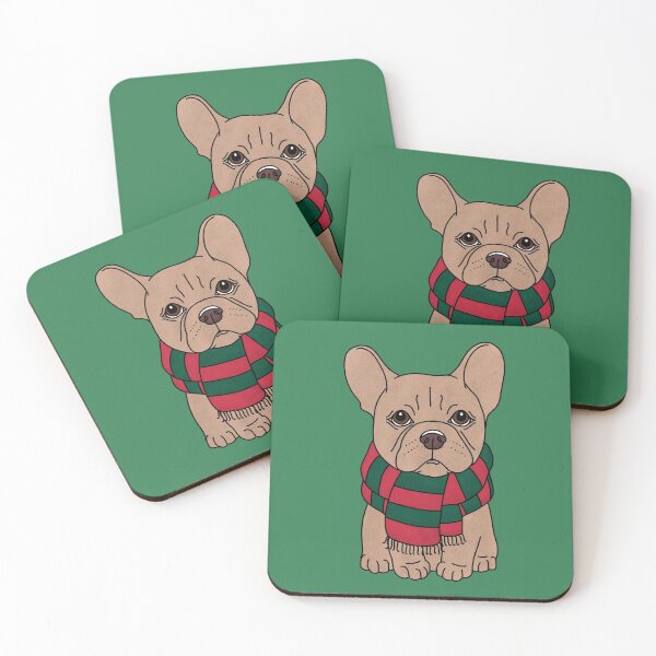 Item preview, Light Tan Frenchie: Christmas  designed and sold by rmcbuckeye.