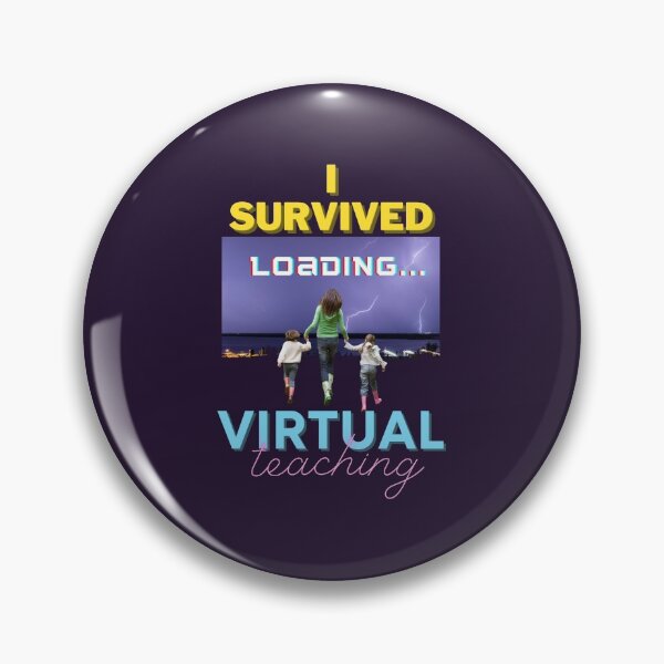 Item preview,  I SURVIVED VIRTUAL TEACHING designed and sold by Flirt-Teez.