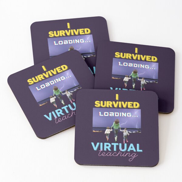Item preview,  I SURVIVED VIRTUAL TEACHING designed and sold by Flirt-Teez.