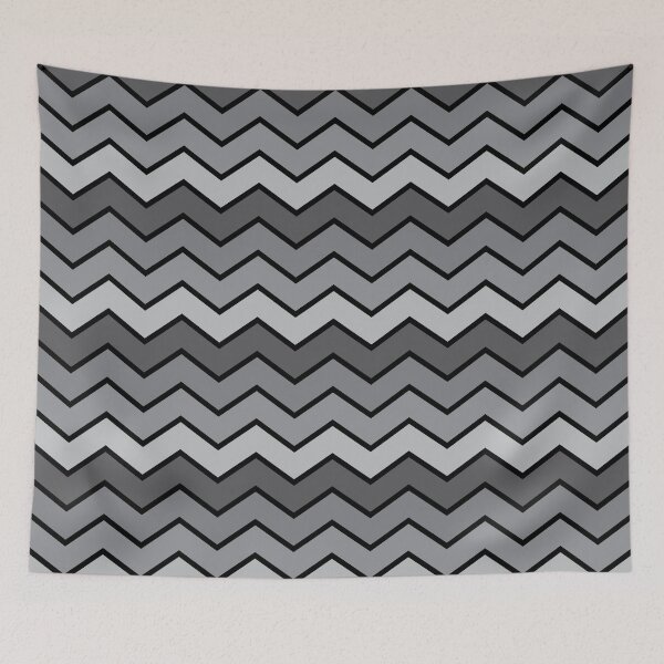 Item preview, abstract wave chevron triangle pattern designed and sold by Asa-design.
