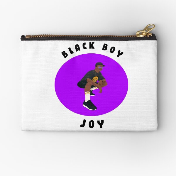 BLACK BOY JOY Zipper Pouch