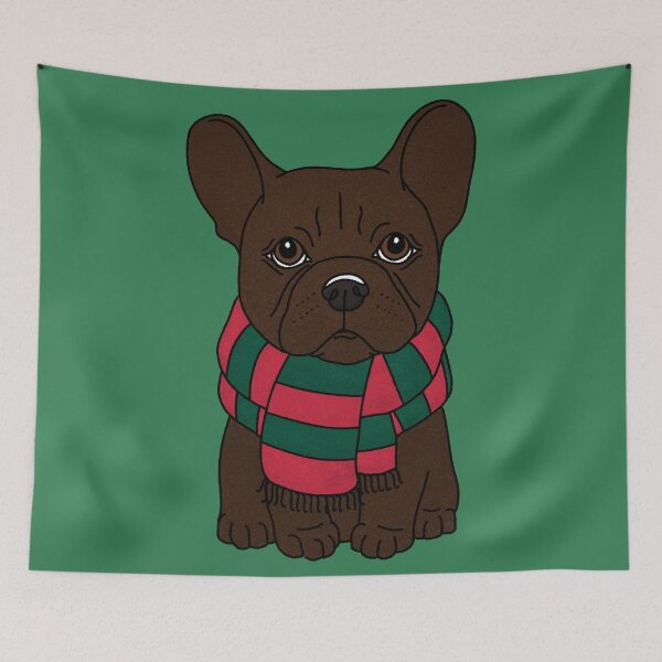 Item preview, Chocolate Frenchie: Christmas  designed and sold by rmcbuckeye.