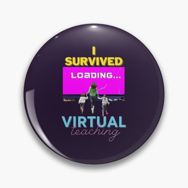 Item preview,  I SURVIVED VIRTUAL TEACHING designed and sold by Flirt-Teez.