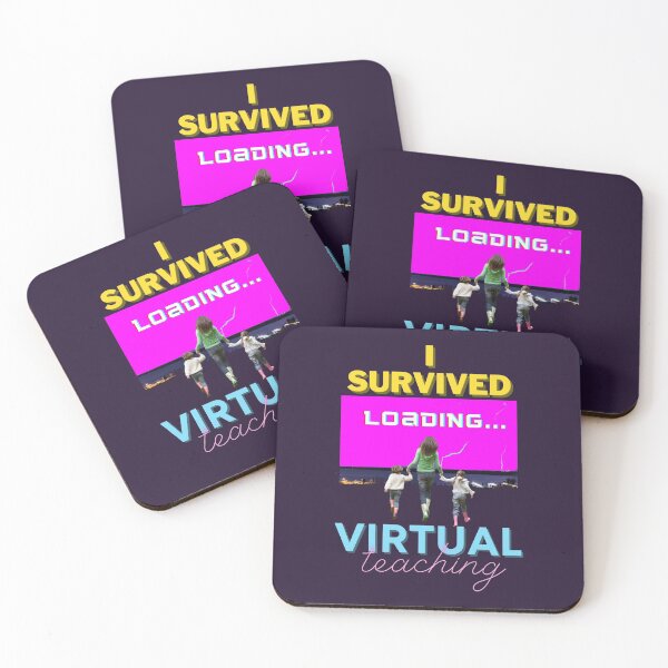 Item preview,  I SURVIVED VIRTUAL TEACHING designed and sold by Flirt-Teez.