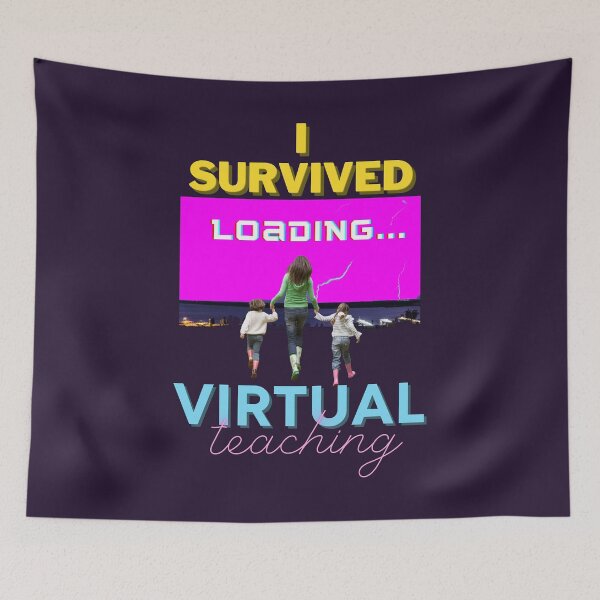 Item preview,  I SURVIVED VIRTUAL TEACHING designed and sold by Flirt-Teez.