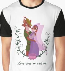 Die Liebe geht weiter und weiter. Grafik T-Shirt
