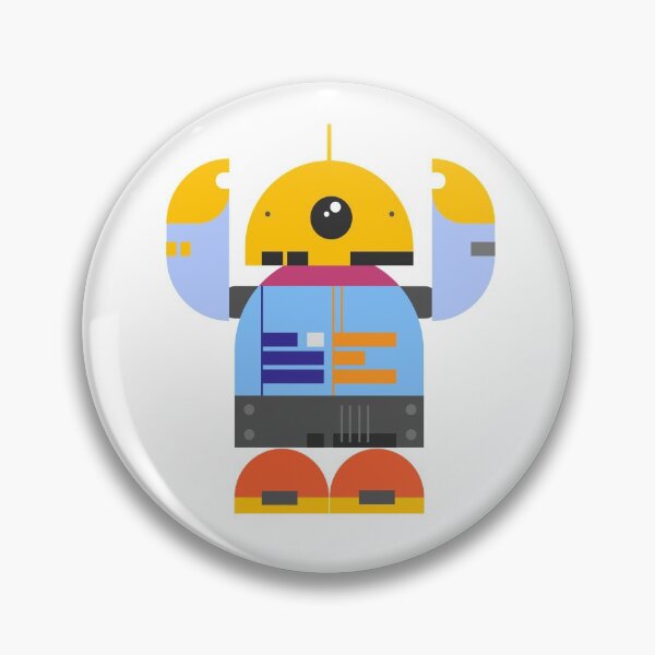 Item preview, robot multicolor standing on white background, technology future concept designed and sold by WP-7824.