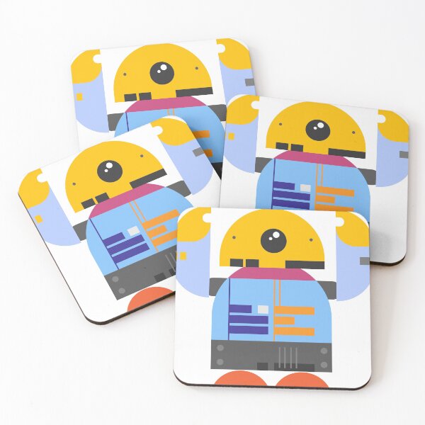 Item preview, robot multicolor standing on white background, technology future concept designed and sold by WP-7824.