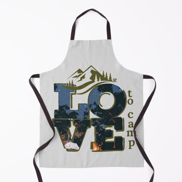 Item preview, LOVE to camp mountain scenery design designed and sold by LifeCrush.