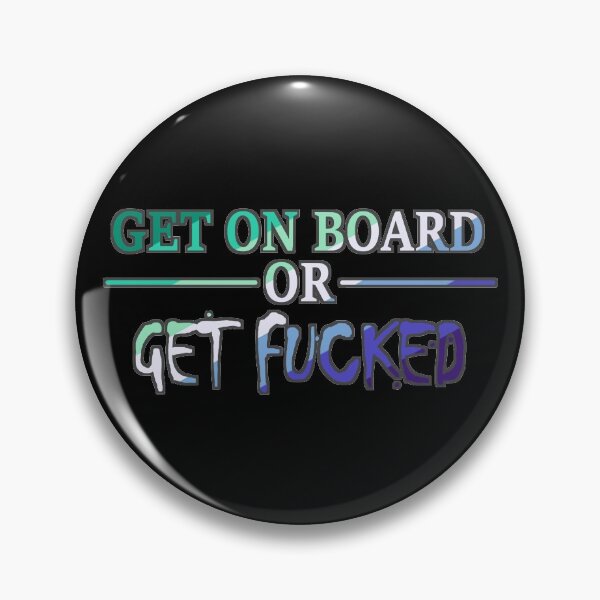 Item preview, GET ON BOARD OR GET FUCKED gay mlm flag designed and sold by socksonat3am.