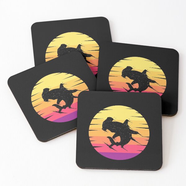 Item preview, Hammerhead Shark Sunset Vintage Retro  designed and sold by roocky.