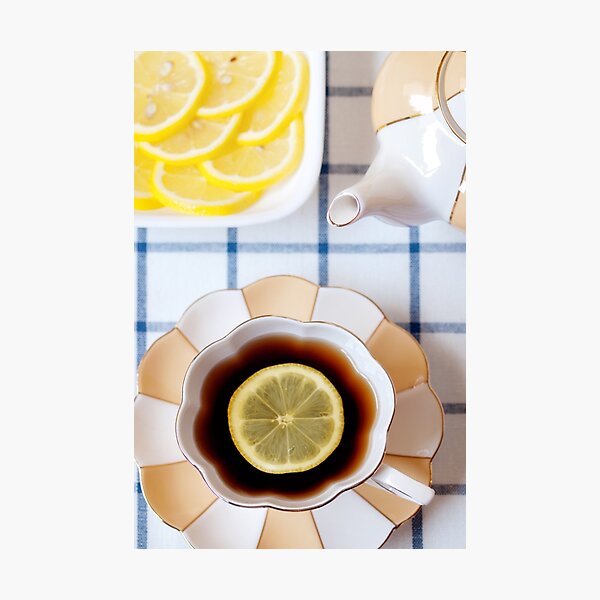 Tea and Lemon Photographic Print