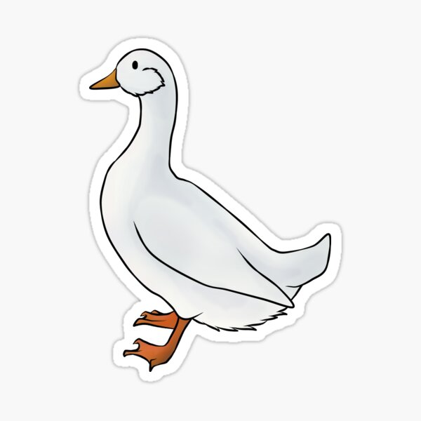 Item preview, Pekin Duck to the Left designed and sold by Clucky-Designs.