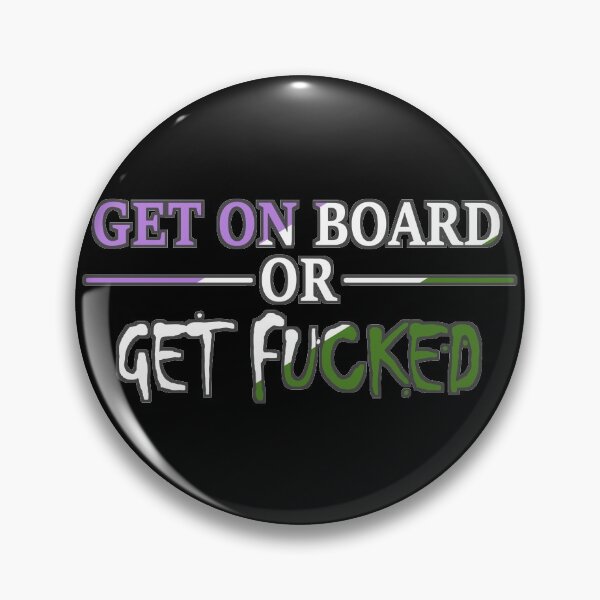 Item preview, GET ON BOARD OR GET FUCKED genderqueer flag designed and sold by socksonat3am.