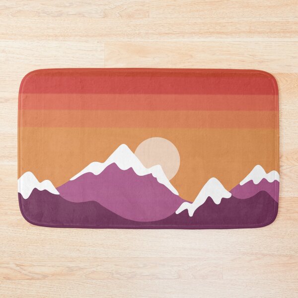 Item preview, Magenta Mountains Landscape designed and sold by izzychar.