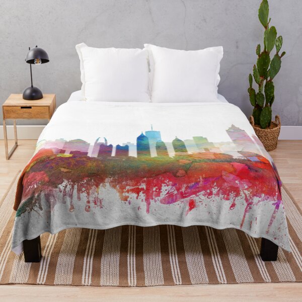 Item preview, Atlanta Skyline Watercolor by Zouzounio Art designed and sold by zouzounioart.
