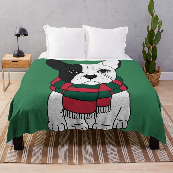 Item preview, White and Black Frenchie I: Christmas designed and sold by rmcbuckeye.