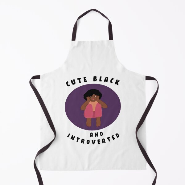 Item preview, CUTE BLACK AND INTROVERTED designed and sold by RetroPlaceee.