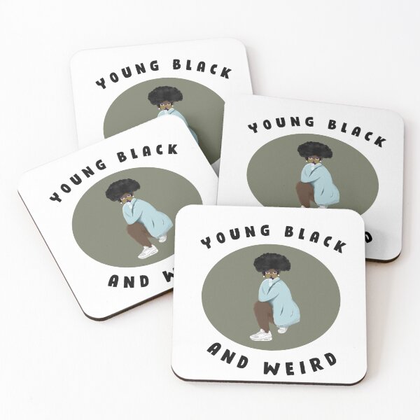 Item preview, YOUNG BLACK AND WEIRD  designed and sold by RetroPlaceee.