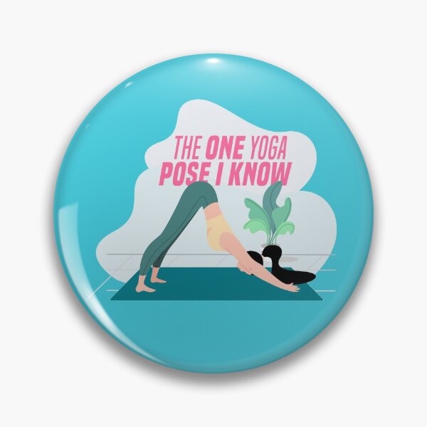 Item preview, The One Yoga Pose I Know Joke designed and sold by Violetsun11.